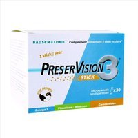 Bausch+Lomb PreserVision 3 Integratore Alimentare, 30 Stick