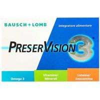 Bausch & Lomb PreserVision 3 Integratore per la Salute dell'Occhio, 30 Capsule