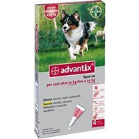 Bayer Advantix Spot On Medicinale Disinfestante Per Cani 4 Pipette