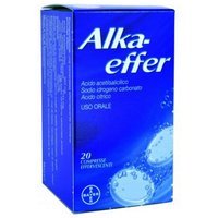 Bayer Alkaeffer Antidolorifico contro Febbre Dolore con Acido Acetilsalicilico, 20 Compresse Effervescenti