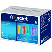 Bayer Microlet Lancette Colorate Pungidito Per Dispositivo Microlet 25 Pezzi