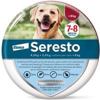 Bayer Seresto Cani 4.50 g + 2.03 g Collare Per Peso Superiore A 8 kg