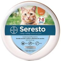 Bayer Seresto Gatti 1.25 g + 0.56 g Collare Contro Pulci E Zecche