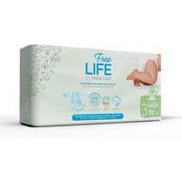 BébéCash FreeLife - Pannolino per Bambini Taglia 3 Midi, 52 pannolini