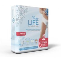 BébéCash FreeLife - Pannolino per Bambini Taglia 5 Maxi, 20 pannolini