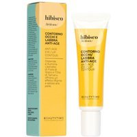 Beauty Time Hibisco Contorno Occhi e Labbra Anti Età, 15ml