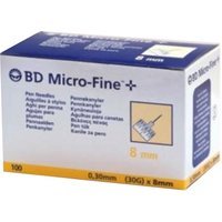 Becton Dickinson BD Microfine+ G30 8 mm Ago Per Penna Da Insulina 100 Pezzi