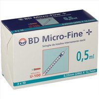 Becton Dickinson Siringa Insulina Sterile Ago G29, 30 Pezzi