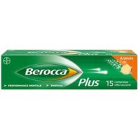 Berocca Plus Integratore Vitamine Minerali Energia e Concentrazione, 15 Cpr Eff