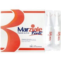 Bi3 Pharma Marziale Forte Integratore Ferro Microincapsulato, 20 Fialoidi da 5ml