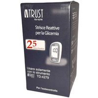 Biochemical System V-Trust - Strisce Misurazione Glicemia TD-4279, 25 Pezzi