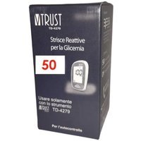 Biochemical System V-Trust - Strisce Misurazione Glicemia TD-4279, 50 Pezzi