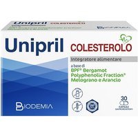 Biodemia Unipril Colesterolo Integratore, 30 Capsule Gastroresistenti