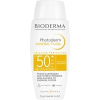 Bioderma Photoderm - Mineral Fluide SPF50+ Protezione per Pelle Allergica, 75ml