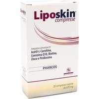 Biodue Pharcos Liposkin - Integratore Alimentare Seborrea Cutanea, 30 Compresse