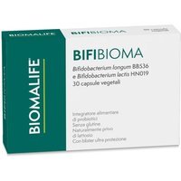 Biomalife Bifibioma Integratore Equilibrio Flora Intestinale, 30 Capsule