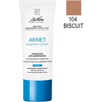 BioNike Aknet - Comfort Cover Fondotinta Anti-Imperfezioni N. 104 Biscuit, 30ml