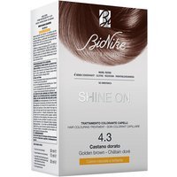 BioNike Shine On - Trattamento Colorante Capelli 4.3 Castano Dorato