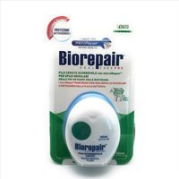 Biorepair Filo interdentale cerato scorrevole antibatterico, 50metri