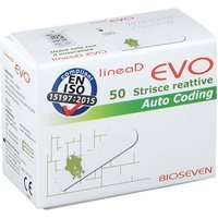 Bioseven LineaD EVO - Strisce Misurazione Glicemia, 50 Pezzi