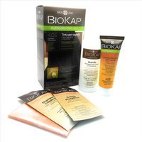 Bios Line Biokap Nutricolor Tinta Capelli 4.05 - Colorazione delicata al castano cioccolato, 140 ml
