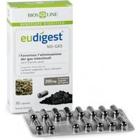 Bios Line Eudigest No-Gas - Capsule per i gas intestinali, integratore Bios Line 30 capsule