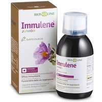 Bios Line Immulene Junior integratore - Sciroppo per le difese immunitarie dei bambini, 200 ml