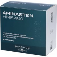 Bios Line Principium - Aminasten HMB400 Integratore Aminoacidi, 30 Bustine