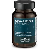 Bios Line Principium EPA 3 Fish integratore - Omega 3 per il benessere cardiaco, 90 mini capsule