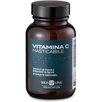 Bios Line vitamina C Principium - Integratore per le difese immunitarie, 60 tavolette masticabili
