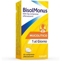 Bisolmonus Mucolitico contro Catarro e Tosse Grassa, 10 Compresse Effervescenti