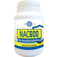 Bodyline NAC 600 N-Acetilcisteina Antiossidante Integratore, 60 Capsule