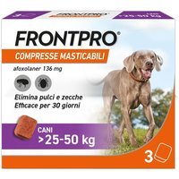 Boehringer Frontpro Antiparassitariio Orale per Cani 25-50Kg, 3compresse