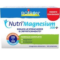 Boiron Nutri'Magnesium 300+ Integratore Stanchezza e Affaticamento, 160Compresse