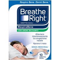 Breathe Right Cerotti Nasali con Aromi Balsamici misura Standard, 10 cerotti