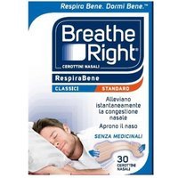 Breathe Right Original Cerotti Nasali Classici Standard, 30 Pezzi