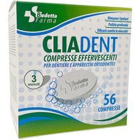 Budetta Farma Cliadent Pulizia Quotidiana Protesi, 56 Compresse Effervescenti