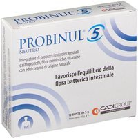 CaDi Group Probinul 5 Neutro Integratore Alimentare Fermenti Lattici, 12 Buste