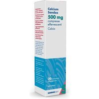 Calcium Sandoz 500mg di Calcio, 20 Compresse Effervescenti