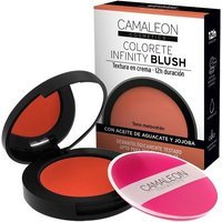 Camaleon Infinity Blush Pesca - Blush in crema resistente all'acqua e al sudore, 1 pezzo