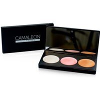 Camaleon Palette illuminante in crema - Illuminante viso a 3 colori con oli naturali, 7,5 g