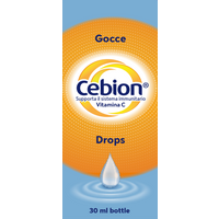 Cebion Integratore di Vitamina C in gocce da 0 ai 10 anni, 30ml