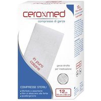 Ceroxmed Compresse Di Garza Sterili 18x40cm, 12 Garze