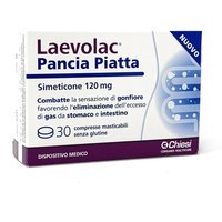 Chiesi Farmaceutici Laevolac - Pancia Piatta Integratore Alimentare, 30Compresse