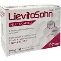 Chiesi Lievito Sohn Integratore per Pelle e Capelli Aroma Passion Fruit, 30 Bustine