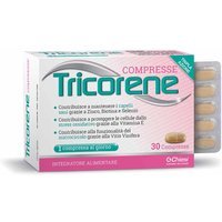 Chiesi Tricorene Integratore per Capelli Sani Tripla Azione, 30 Compresse
