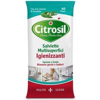 Citrosil Home Protection Salviette Igienizzanti Multisuperfici Eucalipto,40Panni