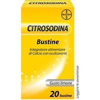 Citrosodina Effervescente Integratore Alimentare Digestivo con Calcio,20 Bustine