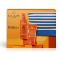 Collistar Cofanetto Latte Spray Abbronzante SPF20 + Doccia Shampoo + Pochette