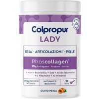 Colpropur Collagene LADY Pesca Integratore Benessere Cartilagini Articolazioni e Ossa, 340g